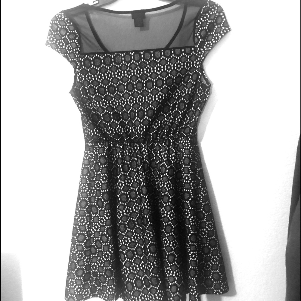 Dress Black and white